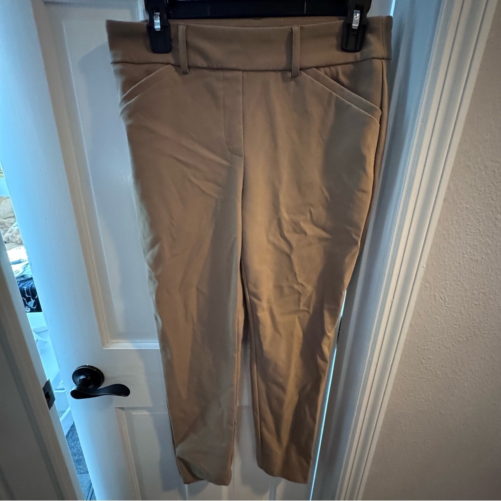 Rachel Zoe Tan Tailored Ankle Pants Size 6
